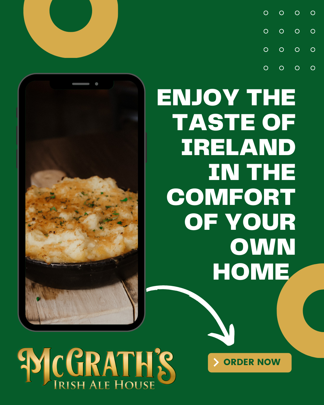 Enjoy the Taste of Ireland in The Comfort of Your Own Home