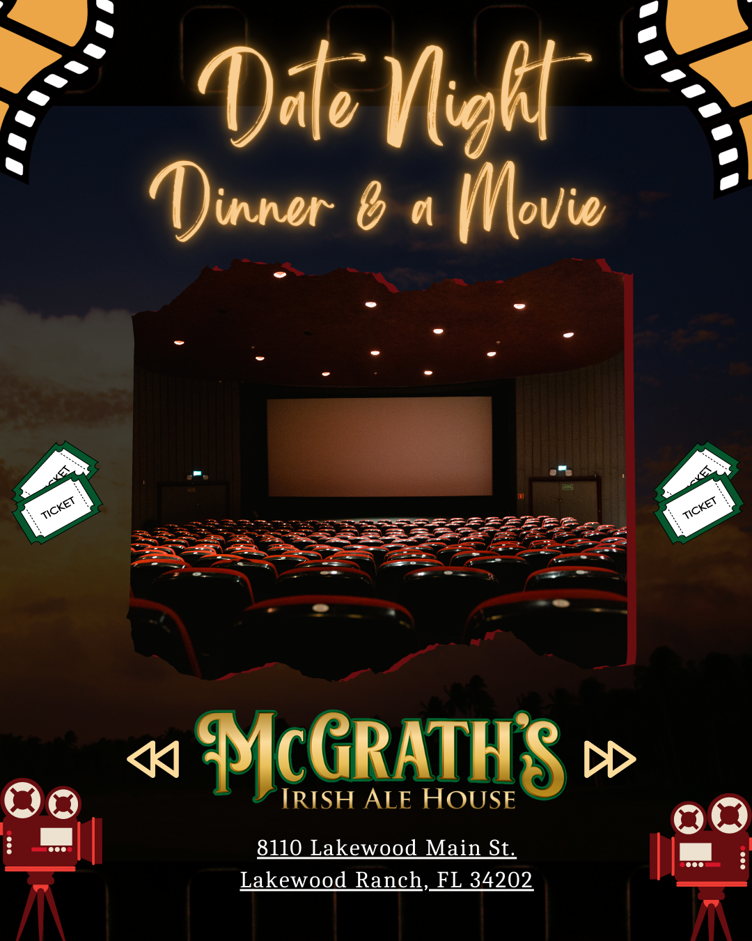 Dinner & A Movie: The Best Combination for Date Night
